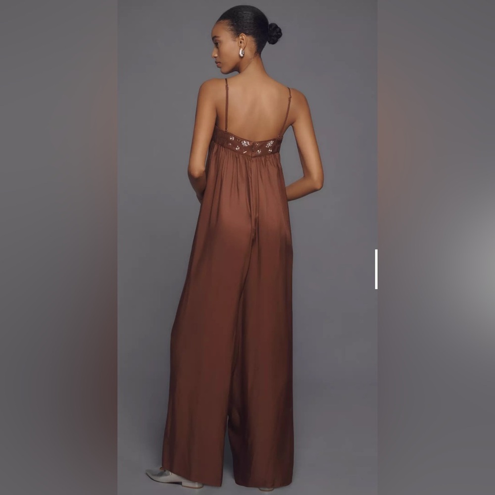 NWT Anthropologie Beaded Wide Leg Jumpsuit
Size Medium - Picture 2 of 12